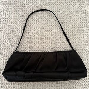 Valerie Stevens Classic Black Shoulder Bag